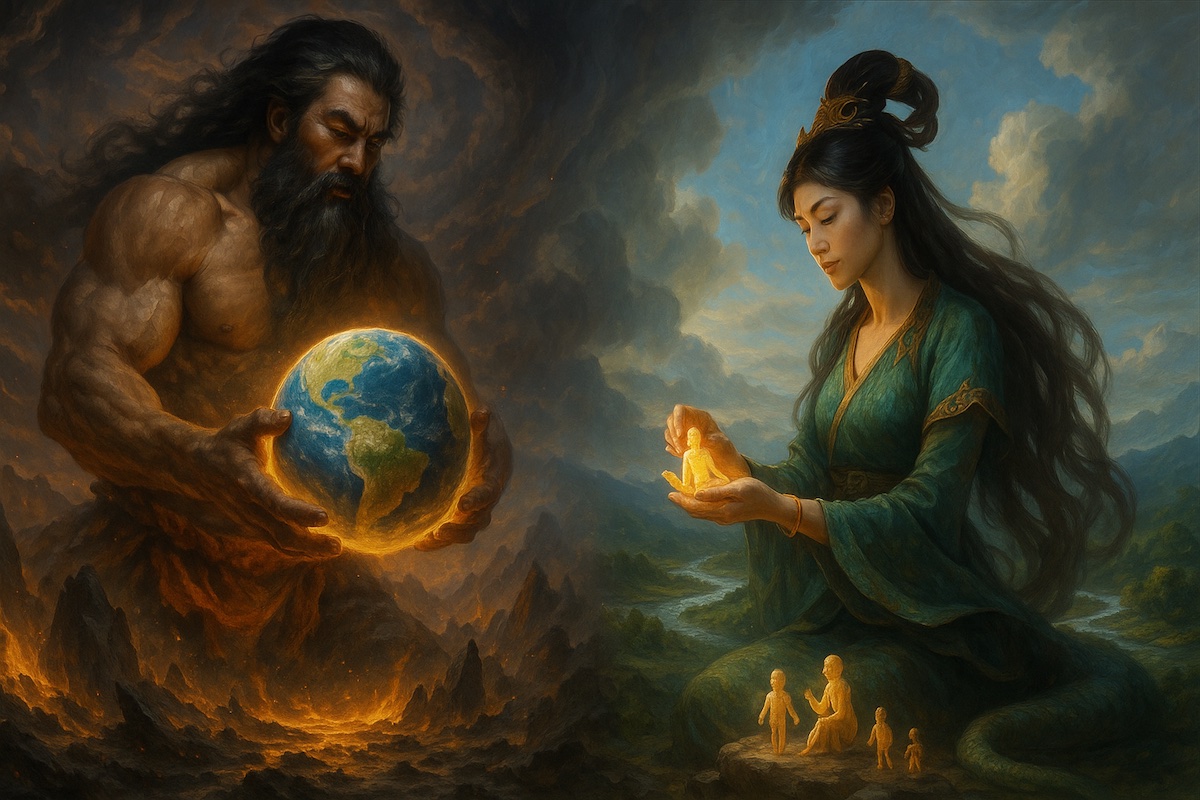Pangu and Nuwa Create the World