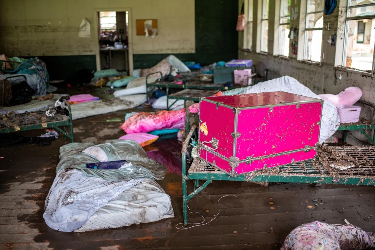 Camp Mystic after deadly flooding in Kerr County, Texas, July 5, 2025
