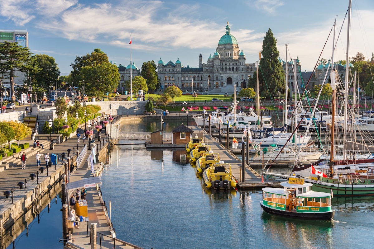 Parliament Buildings in Victoria, British Columbia