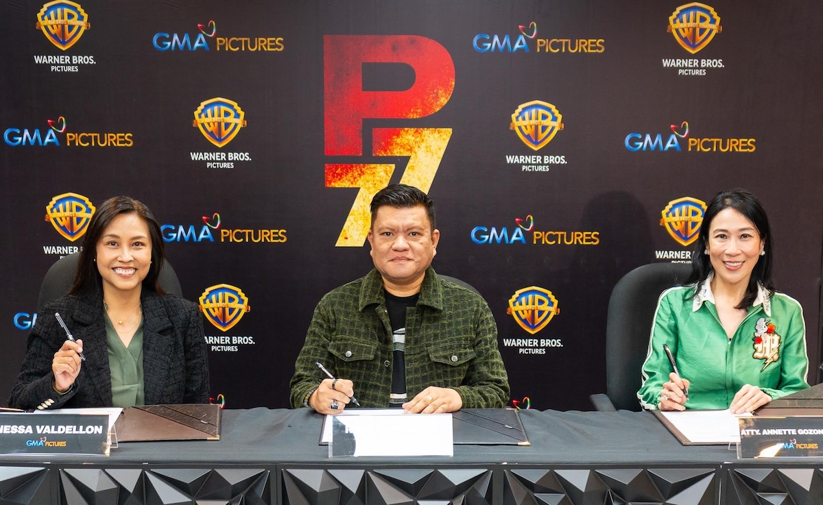 GMA Pictures, Warner Bros. Philippines ink distribution deal for ‘P77’
