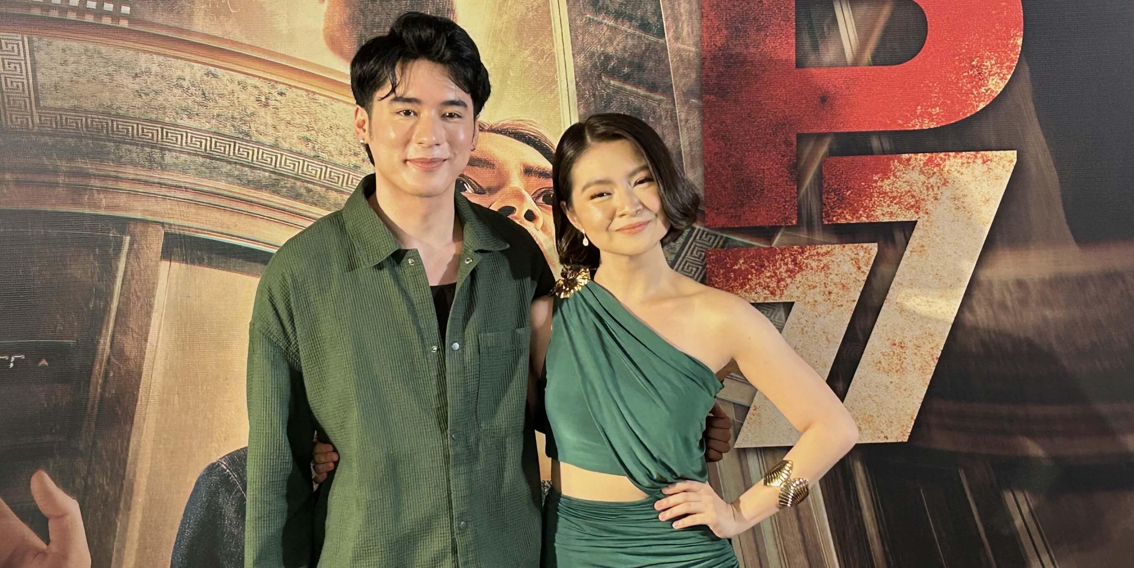 JC Alcantara and Barbie Forteza, stars of P77
